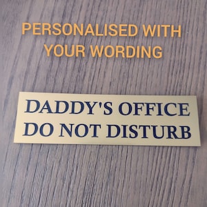 Your sign Your words. Personalised office door name plate business door signs name plate engraved custom home bedroom door sign