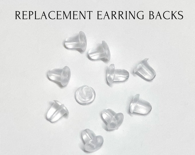 Earring Back ADD ON - For Purchase With Leather Earrings Only (Not For Purchase Individually Without Earring Order)
