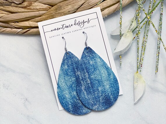 Jeans earrings shop designs