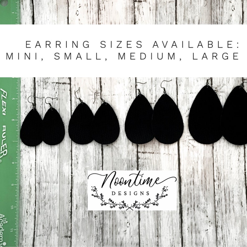 Real Leather Earrings Genuine Leather Teardrop Earrings Saffiano Silver Genuine Leather Earrings