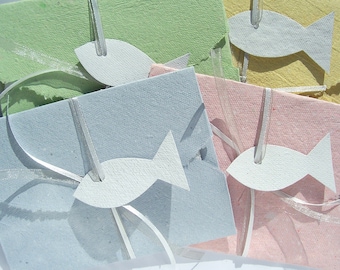 First Communion stationery set, handmade paper