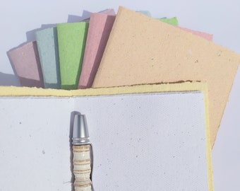 Notebook made of handmade paper