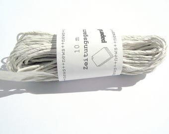 Newspaper yarn without words 10 m