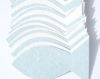 25 fish made of handmade paper