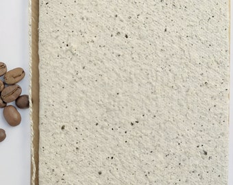 Kaffeepapier Büttenkarte für Puristen