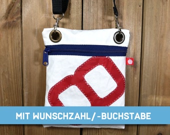 LÜTTE - Personalized shoulder bag mobile phone bag made of sail