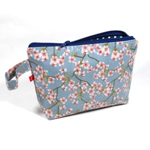 Wachstuch Kulturbeutel XL Kulturtasche aus Wachstuch