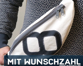 Personalisierbare Bauchtasche Hipbag aus Segel