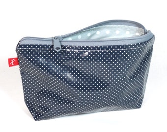 Toiletry bag inside and outside oilcloth make-up bag cosmetic bag