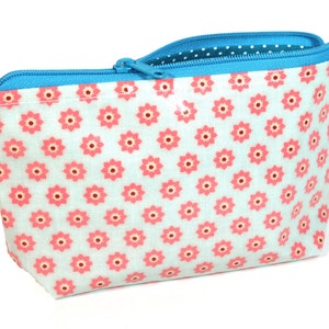 Kulturbeutel Schminktasche Kulturtasche aus Wachstuch