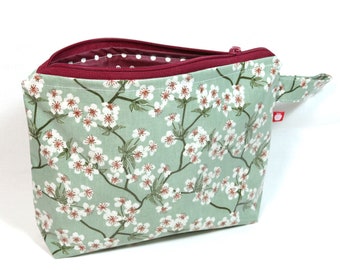 Toiletry bag XL diaper bag made of oilcloth, coated on the inside