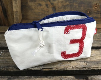 Pencil case cosmetic bag made of sail