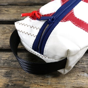 Men's toiletry bag made from recycled sails Men Gift Men's toiletry bag for him Gift friend Men's gift image 2