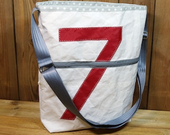 Sac bandoulière « The Fast » Sail Upcycling