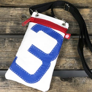 Mobiele telefoon schoudertas klein canvas