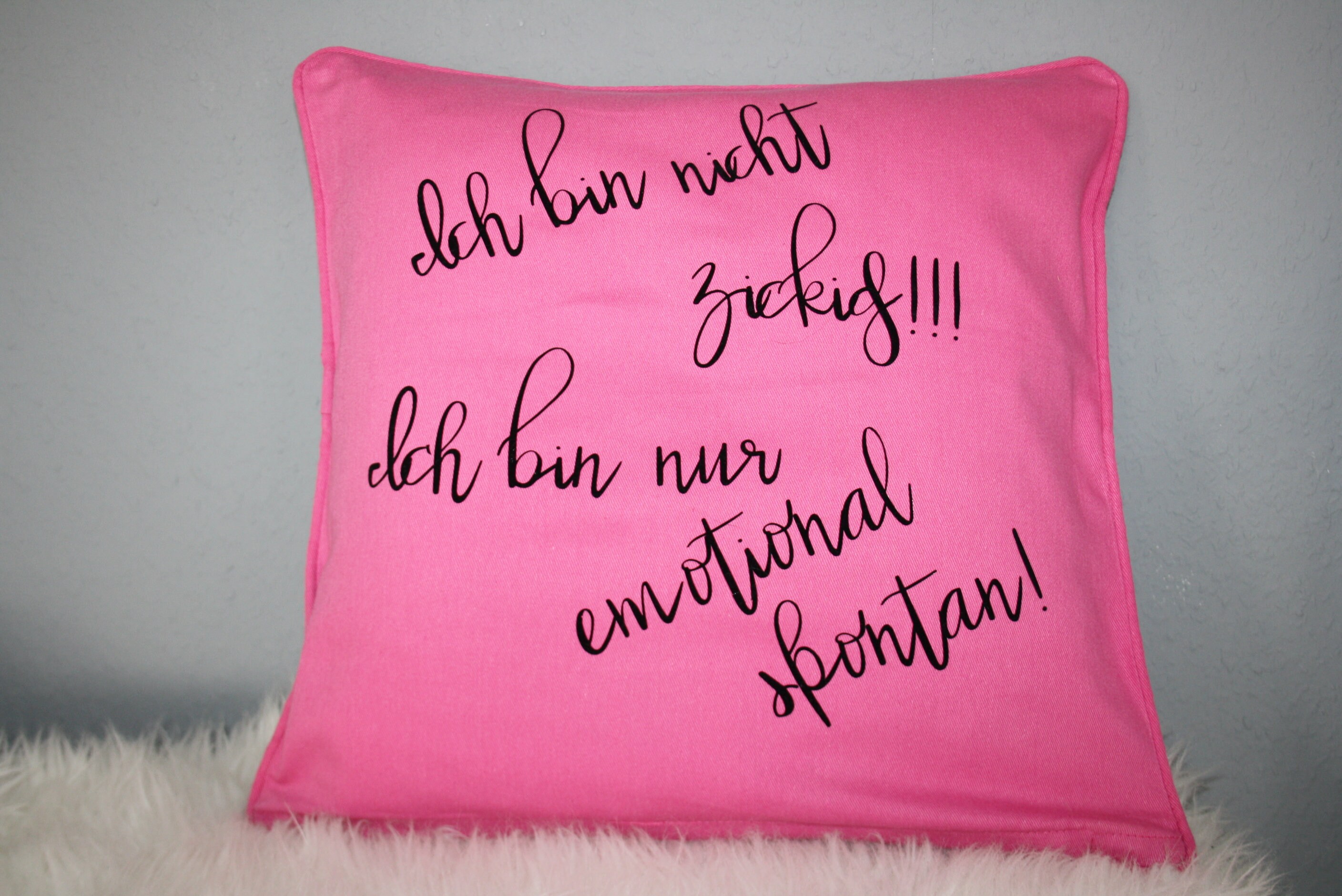 Dekokissen Kissen mit Spruch 40x40cm Etsy.de