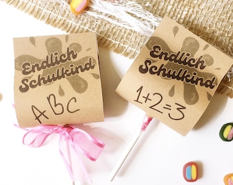 Back to School Lolly DIY Gift Printable Template, PDF Finally a Schoolchild 1st Grade Printable, First Grader School Cone Back to School File