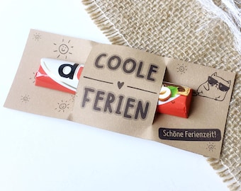 Printable farewell gift for school holidays, start of holidays, gift for report cards, from teacher, student, end of school year, cool holidays, start of holidays