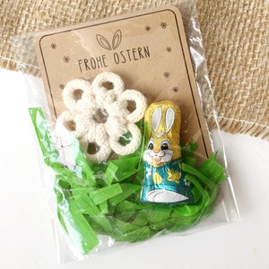 Easter printable template, Happy Easter gift card, Easter in a bag printable, DIY gift idea, Easter greetings little something