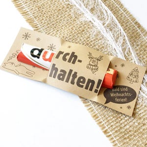 Gift idea for Christmas holidays, printable template for student Christmas gifts, PDF for class giveaways, cute little something to print