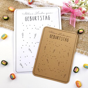 Plantilla para imprimir tarjetas de cumpleaños - Tarjeta de regalo - Todo lo mejor - Impresión - Recuerdo - Pequeño detalle - Idea de regalo - Felicitaciones - Raysin