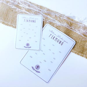 Plantilla de impresión de confirmación I Tarjeta de confirmación I Tarjeta de regalo de confirmación I Tarjeta de felicitación I Para imprimir usted mismo I Armario de autoservicio