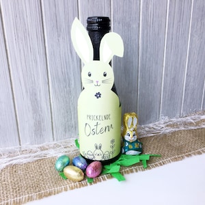 Print template Easter label - bottle - banderole - Piccolo - Prosecco - sparkling wine - small - Easter gift - print yourself - 0.2 liters