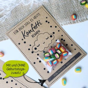 Imprimir plantilla tarjeta de felicitación de cumpleaños - confeti - para imprimir - souvenir - cosita - examen - felicitaciones - idea de regalo