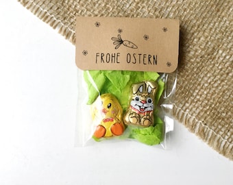 Easter printable template for bag flap, DIY Easter gift in a bag (printable PDF), party favor, Easter gift idea download