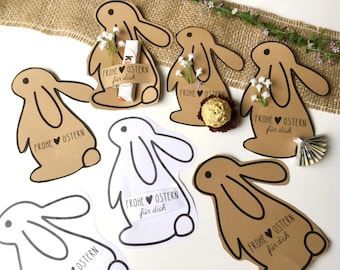 Easter printable template, Easter bunny table decoration, Ferrero Rocher party favor printable, chocolate party favor, DIY gift idea, Easter gift