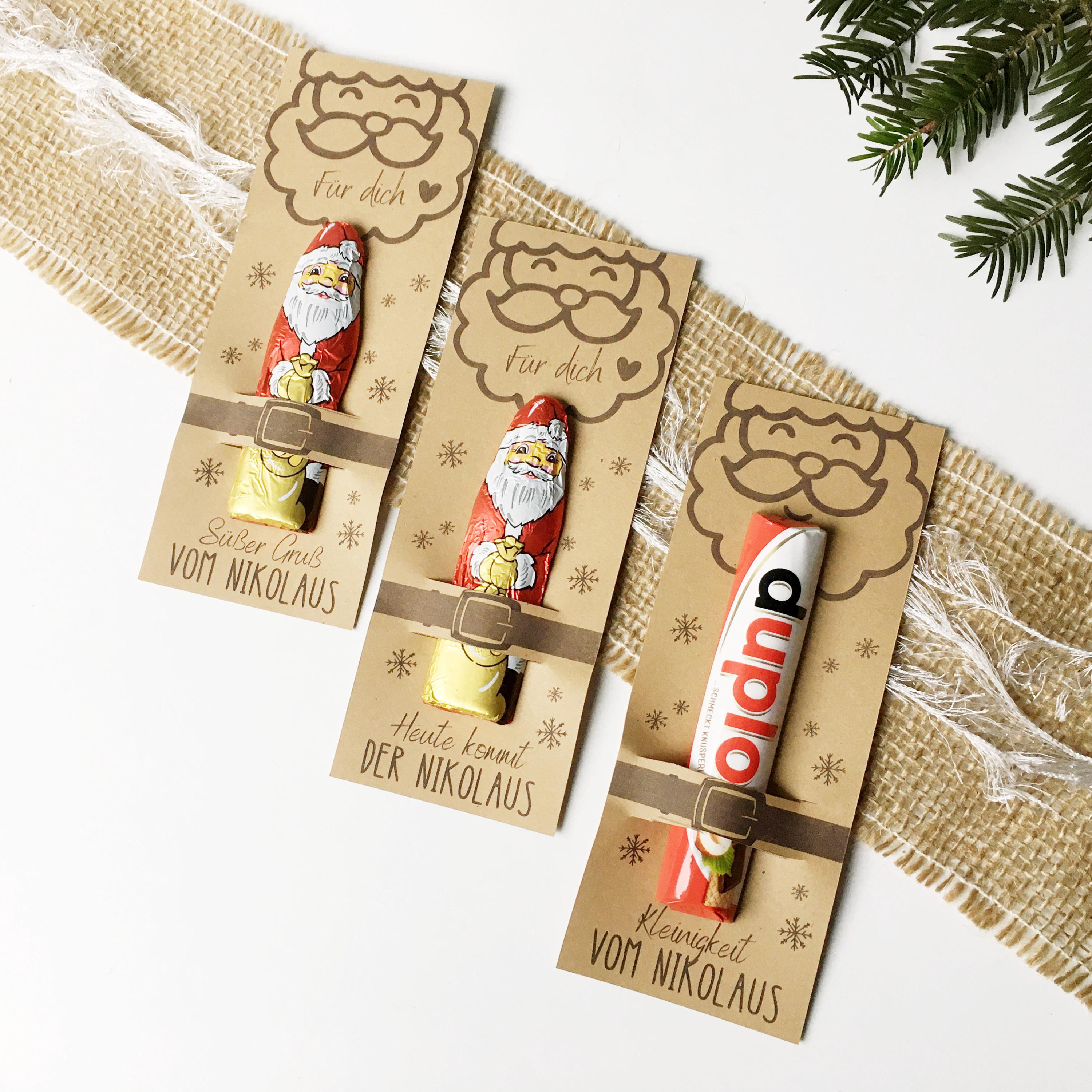 Weihnachtskarte Für Kinder Mit Personalisiertem Brief Vom Weihnachtsmann – Inkl. Umschlag