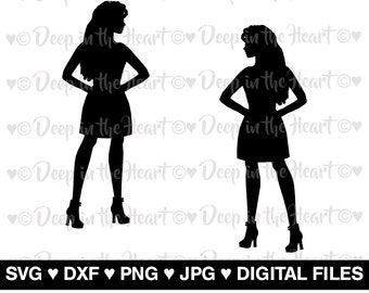 Afro Barbie Svg Etsy