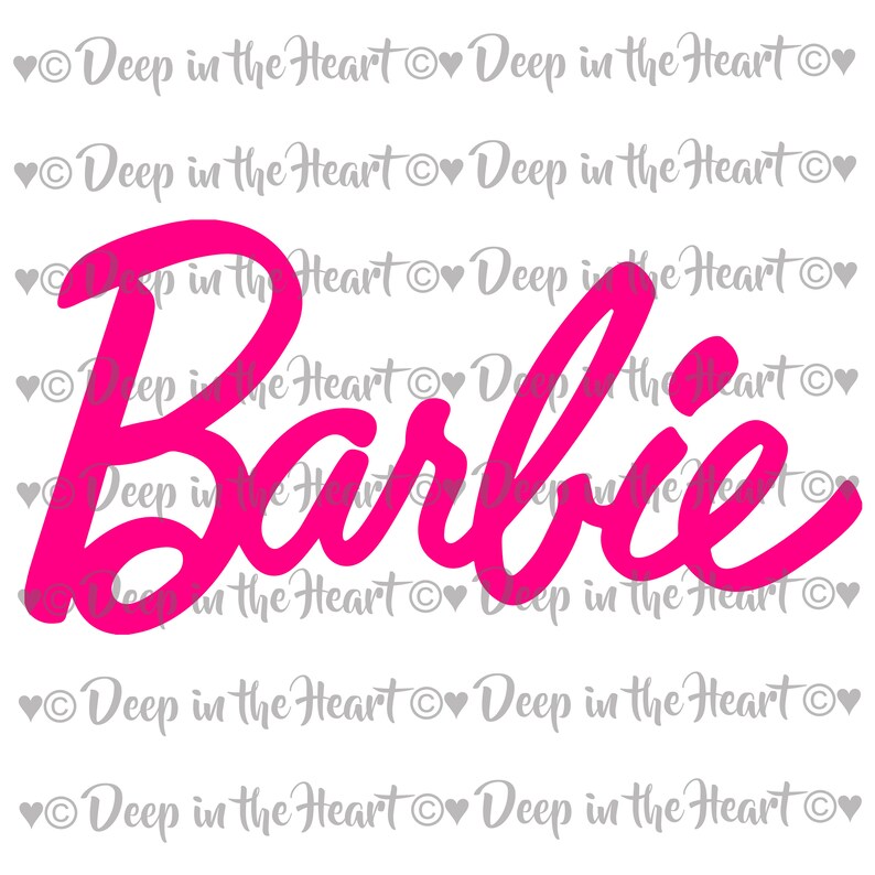 Barbie SVG PNG JPG Instant Zip File Download ideal für | Etsy
