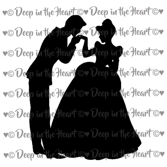 Cinderella Prince Charming Silhouette Svg Png Jpg Etsy