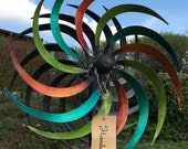 XL Windwheel Colorful Metal Wind Chime Garden Decoration
