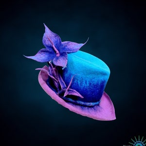 Boho hat, Boho chic hat, Fairy hat, Fairy costume, Fedora hat, Flower hat, Festival fairy hat, Elvencore, Fairycore, Sauna hat, Boho costume