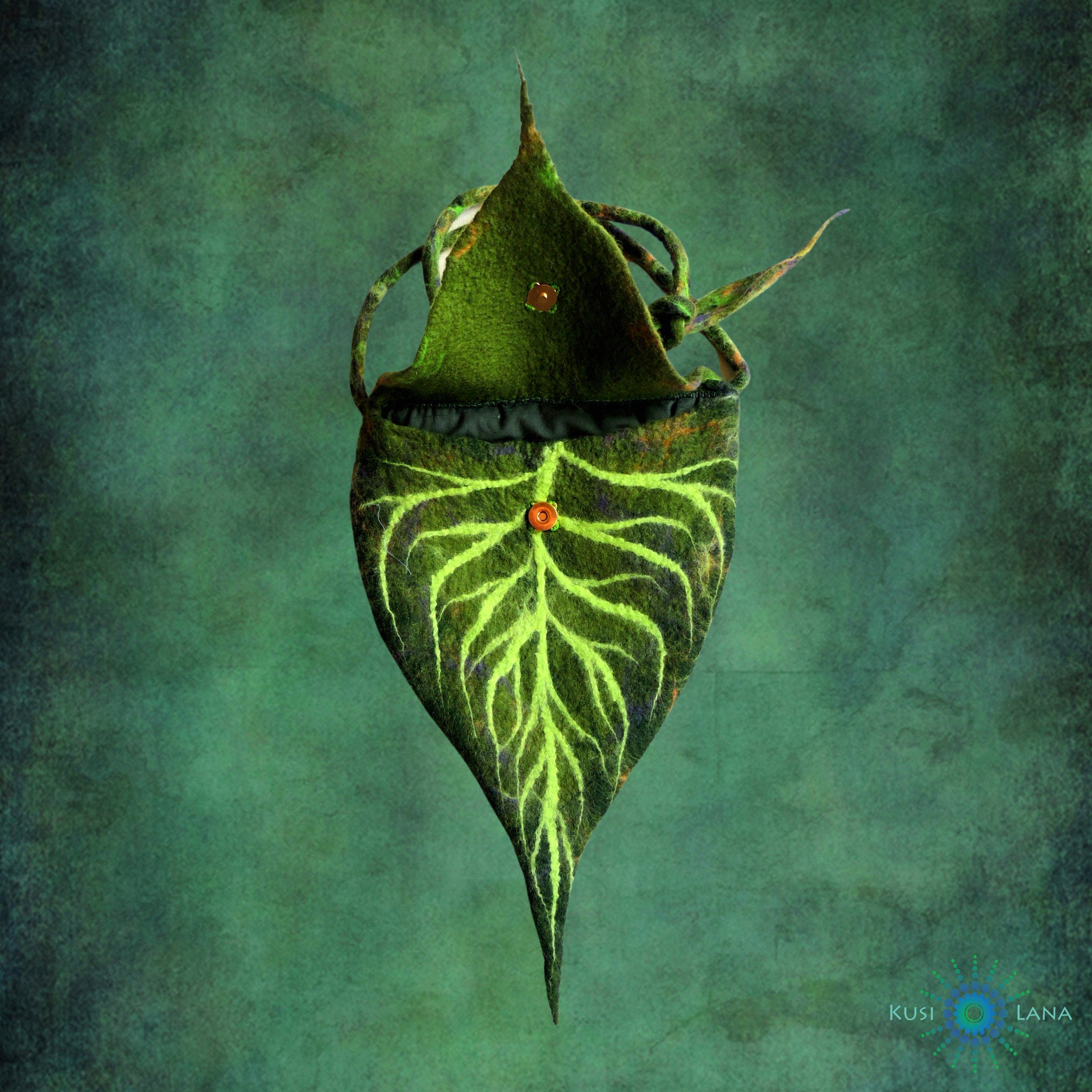 Leaf Bag, Fairy Bag, Pixie Bag, Elven Bag, Leaf Purse, Fairy Purse