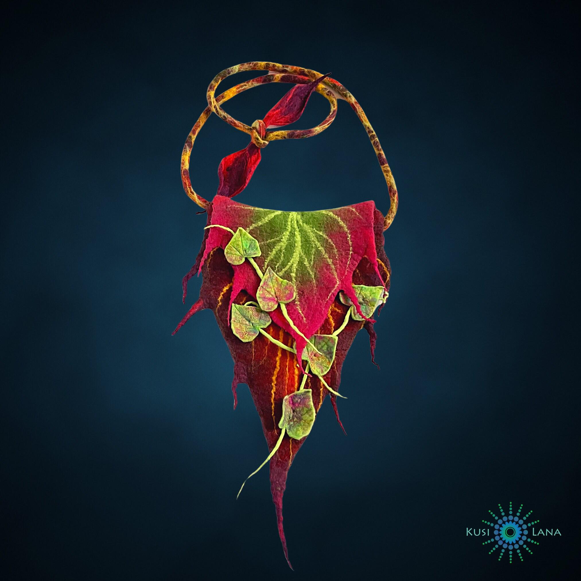 Fairy Bag, Leaf Bag, Festival Fairy Costume, Ren Faire Fest Bag