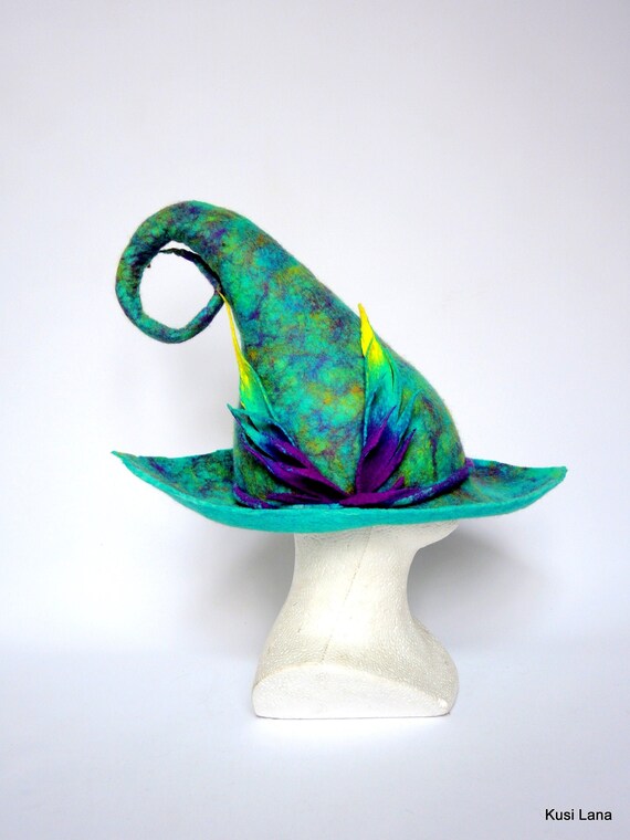 Felt Pixie Hat Forest Nymph Costume 