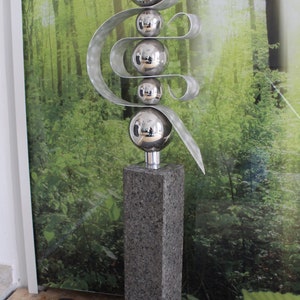 Gartenskulptur Halbmond BIC XL, Kunstdesign Bild 3