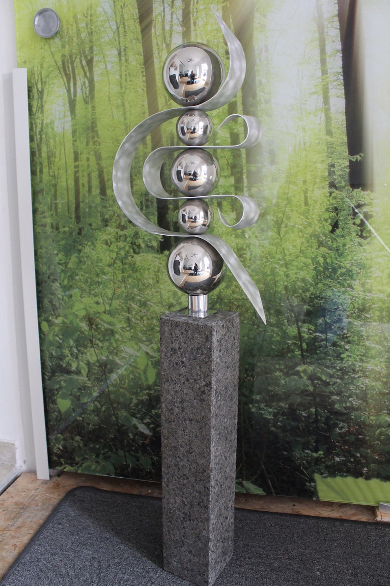 Gartenskulptur Halbmond BIC XL, Kunstdesign Bild 3