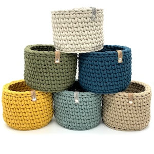 Utensilo crochet basket jewelry bowl storage basket various sizes to choose from image 1