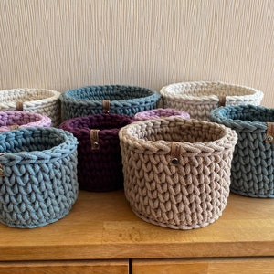 Utensilo crochet basket jewelry bowl storage basket various sizes to choose from image 4