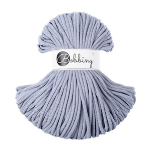 Bobbiny Premium Cords 5 mm Rope-Garn 100 m alle Farben zur Wahl iris