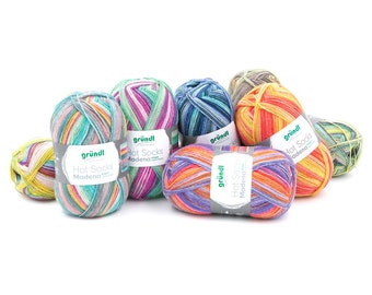 Gründl Madena - 4-ply sock yarn 100 g ball all colors to choose from