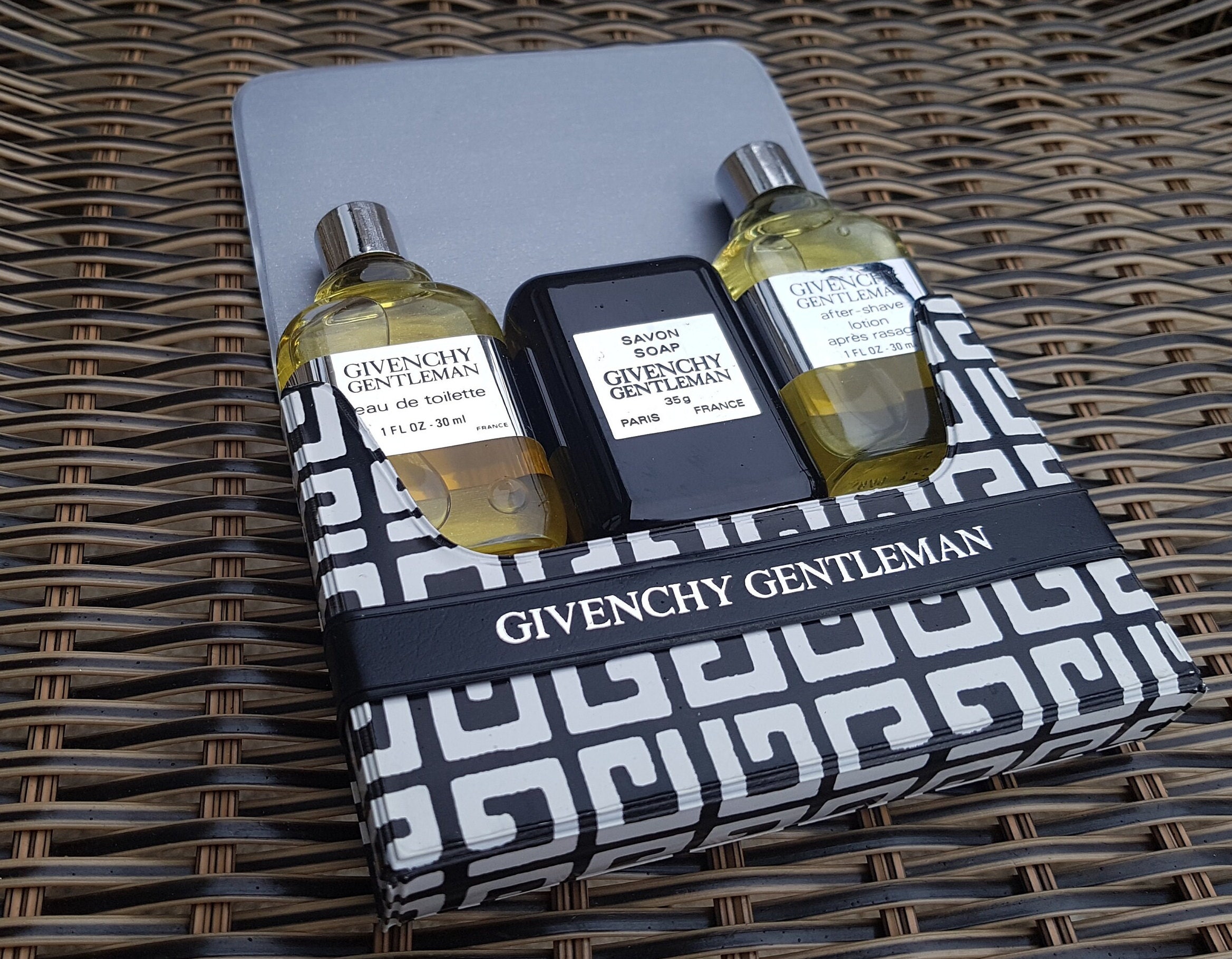 Vintage Rare Unused Givenchy Gentleman Cased Travel Set Trio 30ml Eau De  Toilette 30ml Aftershave & Cased 35g Soap Excellent Condition . - Etsy