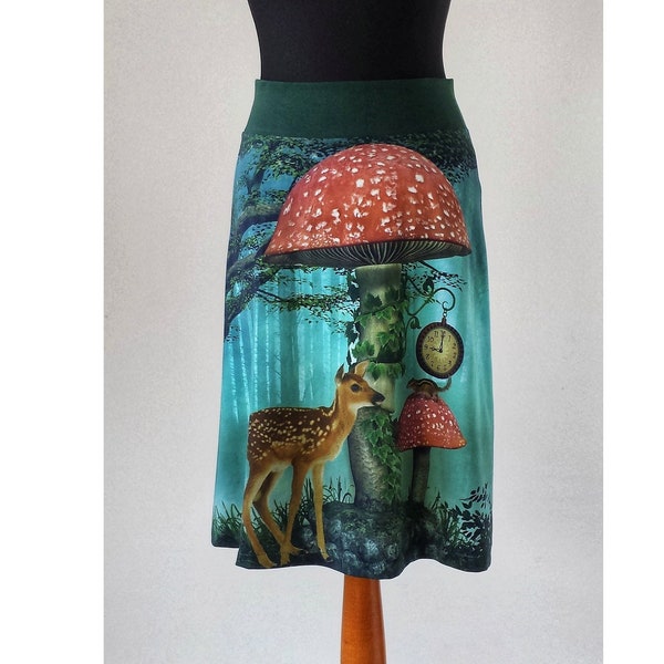 Jersey skirt "lucky Mushroom" Gr. 36, 38