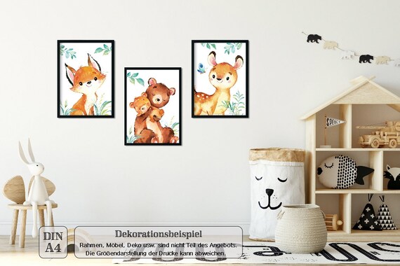 Kinderzimmer Deko Reh