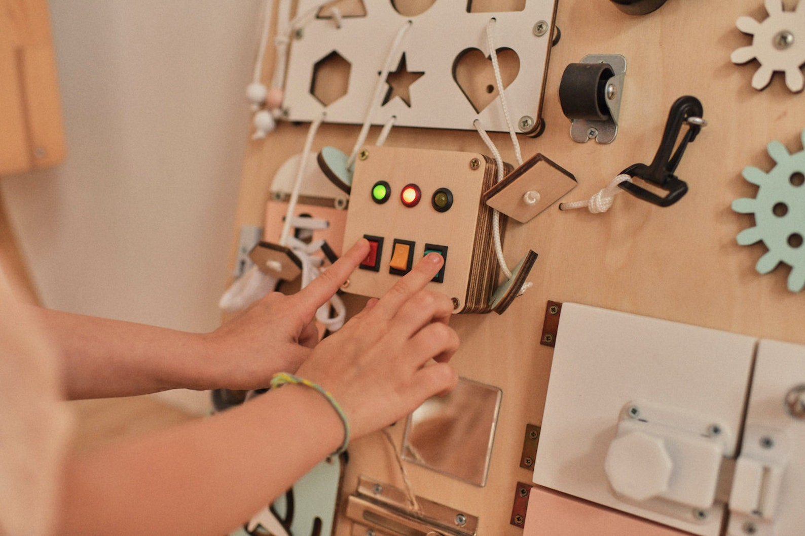 Personalized Busy Board for Toddler Pastel Busy Board With Etsy