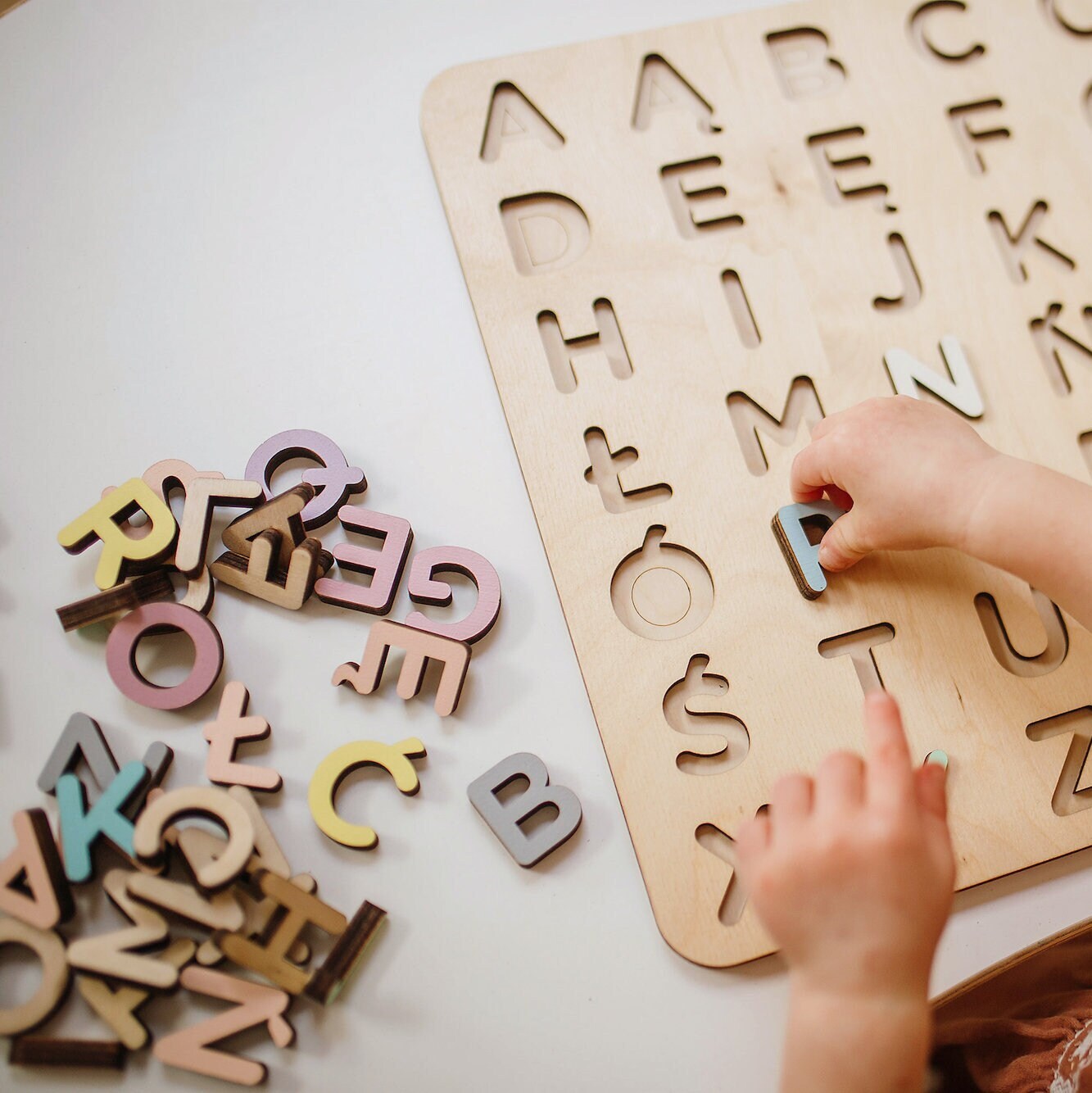 Wooden Puzzle for Kids English Alphabet 